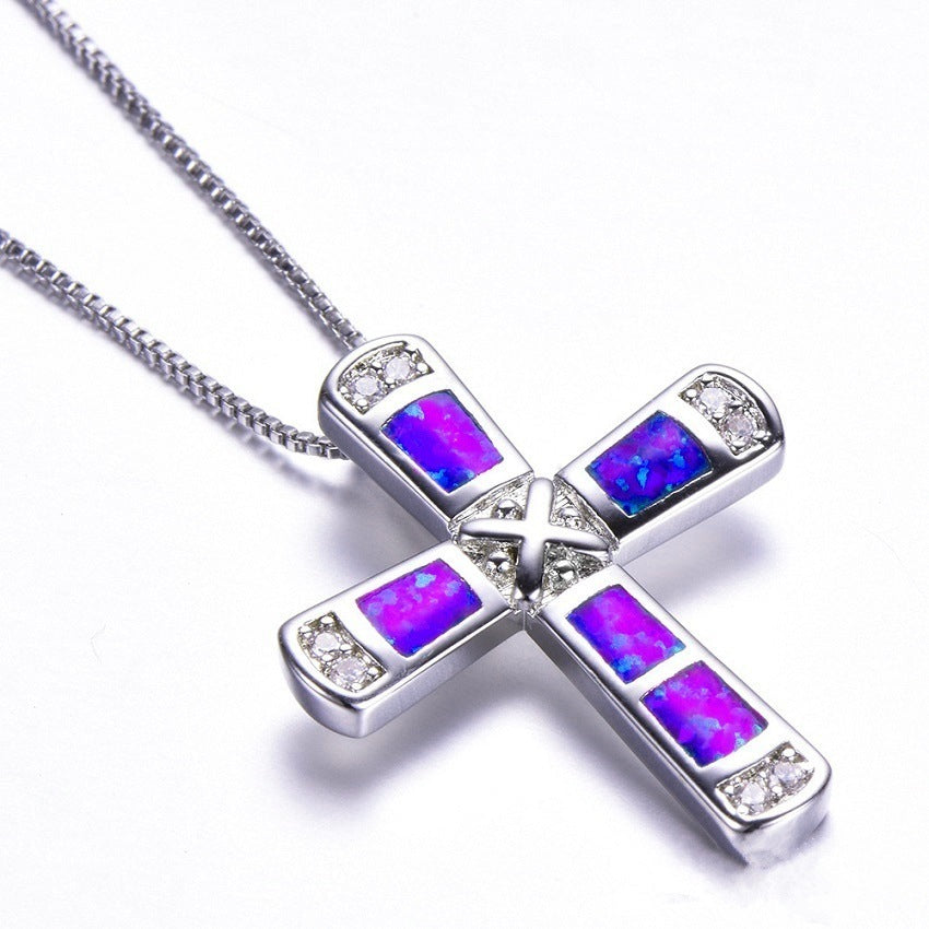 Alloy Cross Necklace