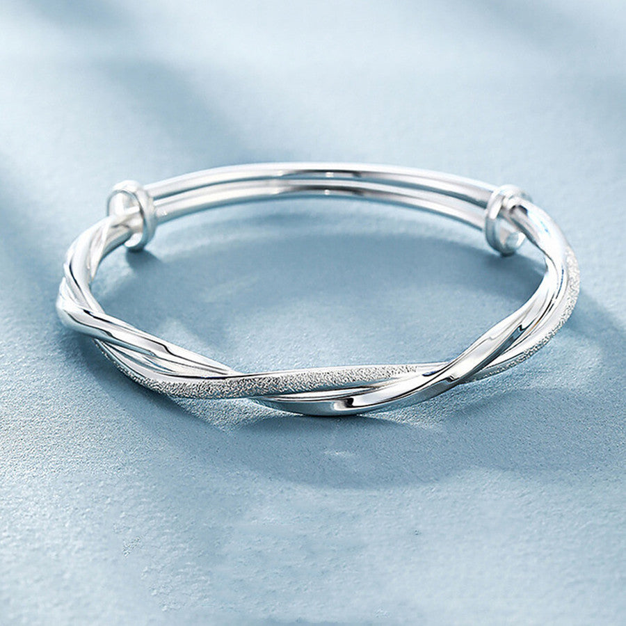 Mobius Silver-plated Bracelet