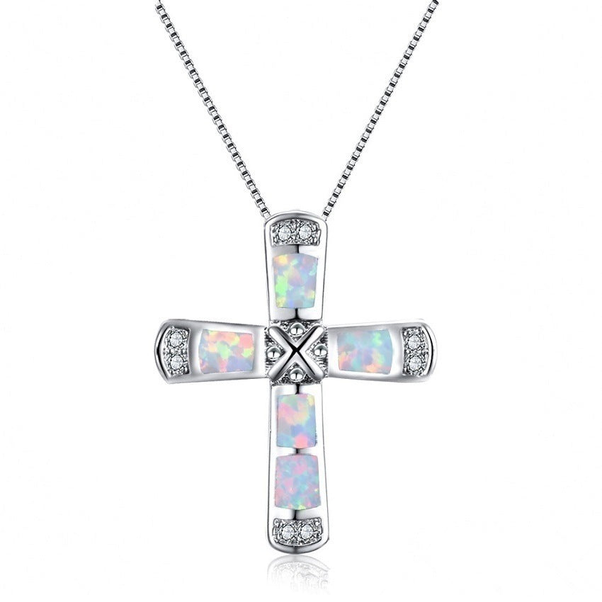 Alloy Cross Necklace