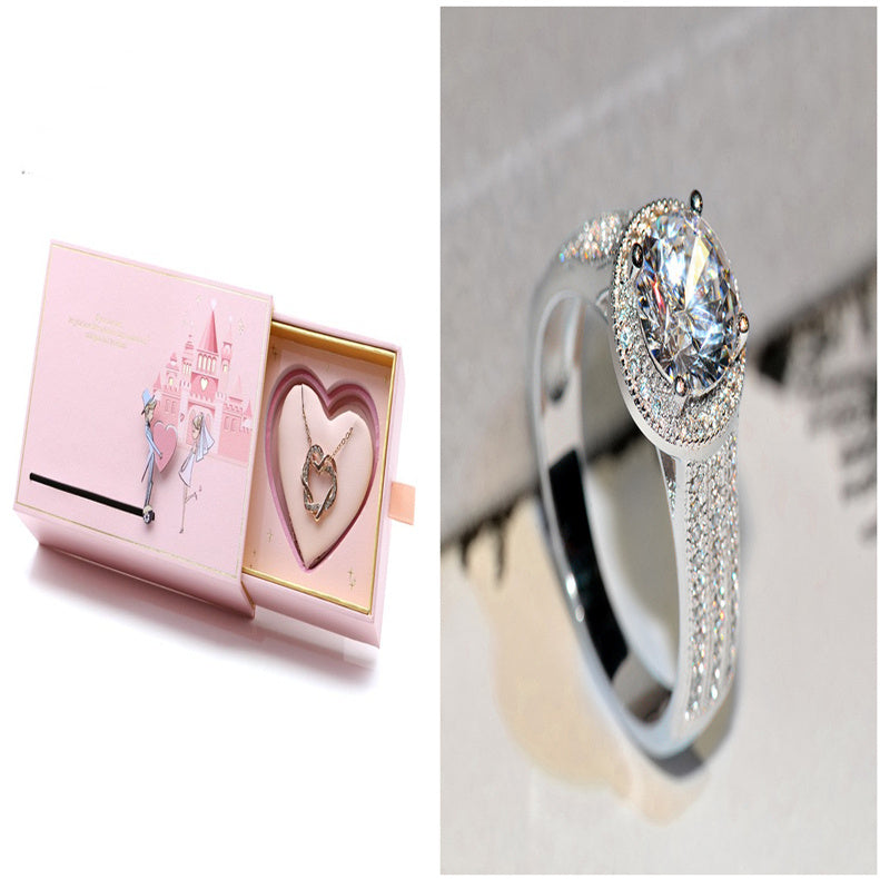 Lotus Diamond Ring for Wedding