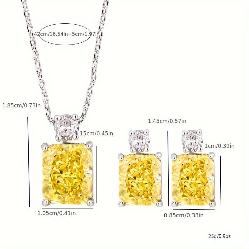Lab Simulated Diamond Necklace