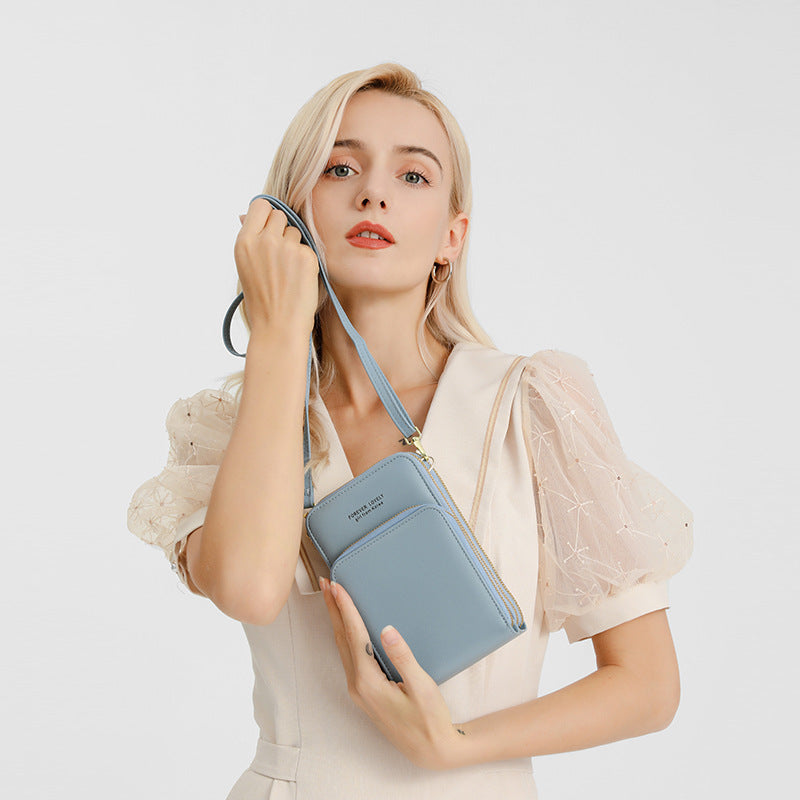 Crossbody Tri-fold Pockets Phone Bag