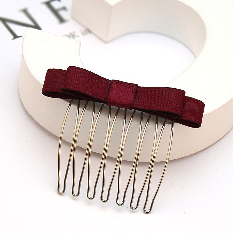 Bow Hair Comb Clip