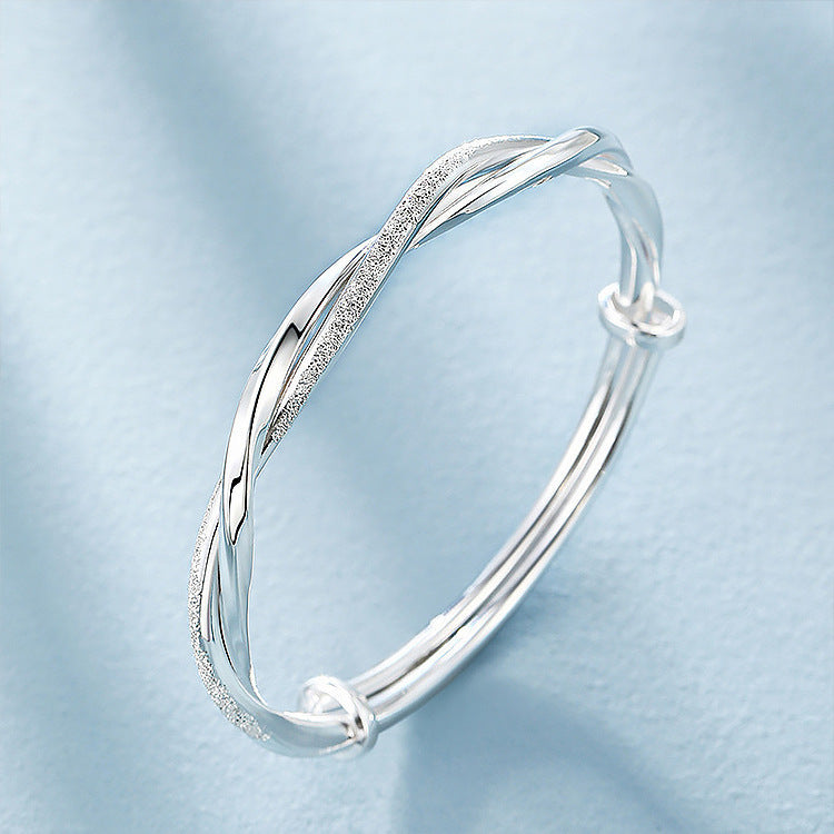 Mobius Silver-plated Bracelet