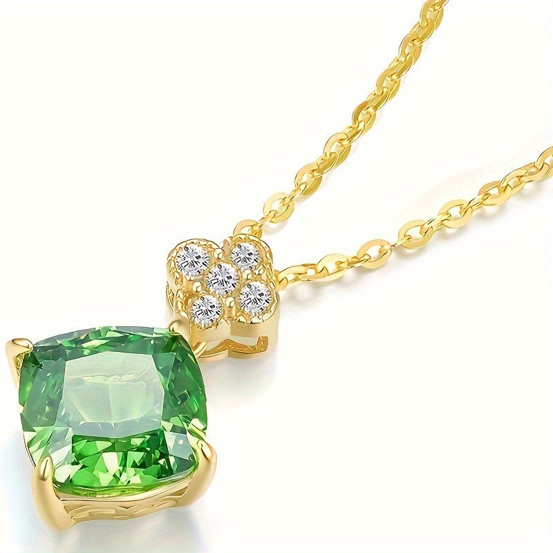 Birthstone Necklace 14K Gold Plated