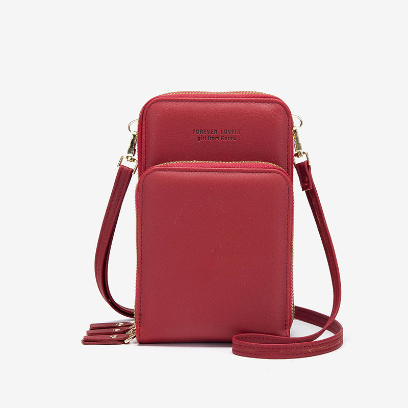 Crossbody Tri-fold Pockets Phone Bag