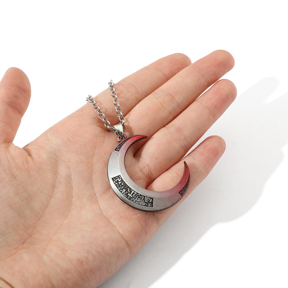 Moon Knight Pendant Necklace