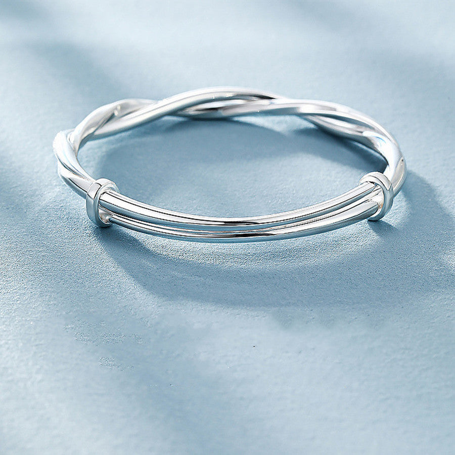 Mobius Silver-plated Bracelet