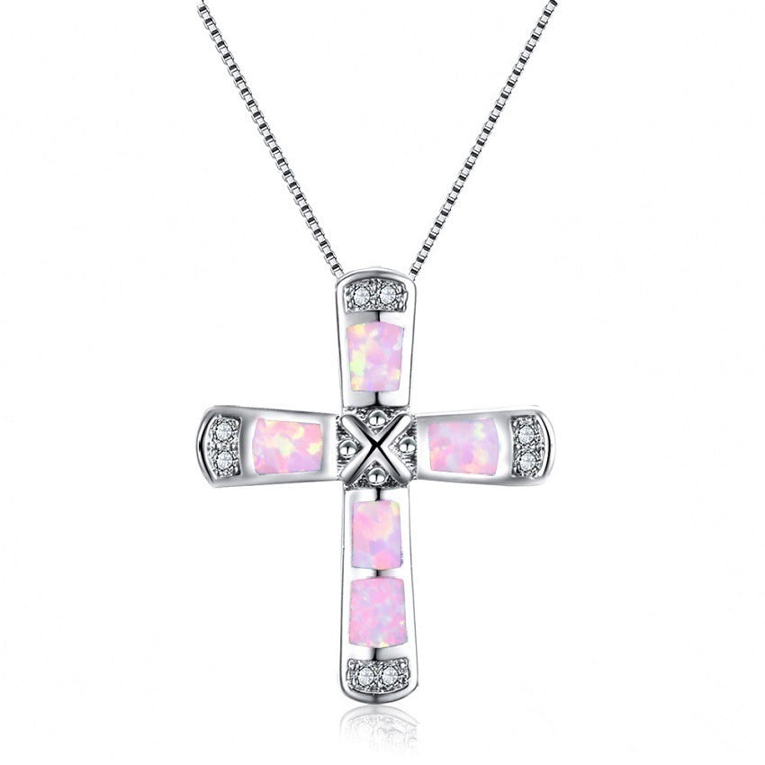 Alloy Cross Necklace