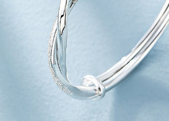 Mobius Silver-plated Bracelet