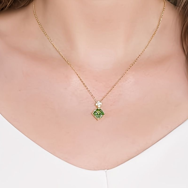 Birthstone Necklace 14K Gold Plated