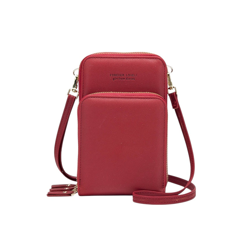 Crossbody Tri-fold Pockets Phone Bag