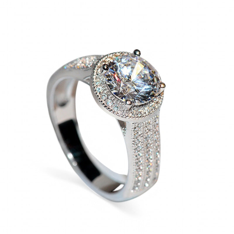 Lotus Diamond Ring for Wedding