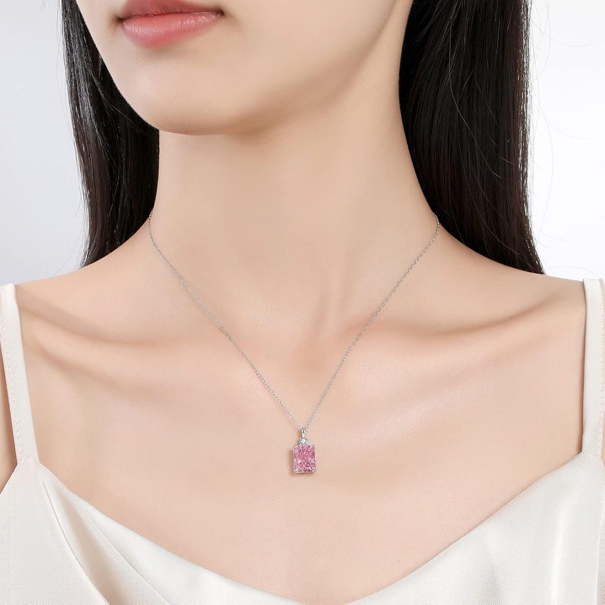 Lab Simulated Diamond Necklace