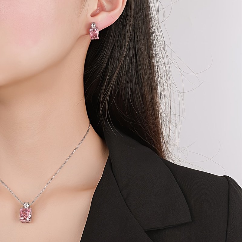 Lab Simulated Diamond Necklace