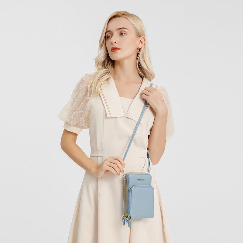 Crossbody Tri-fold Pockets Phone Bag