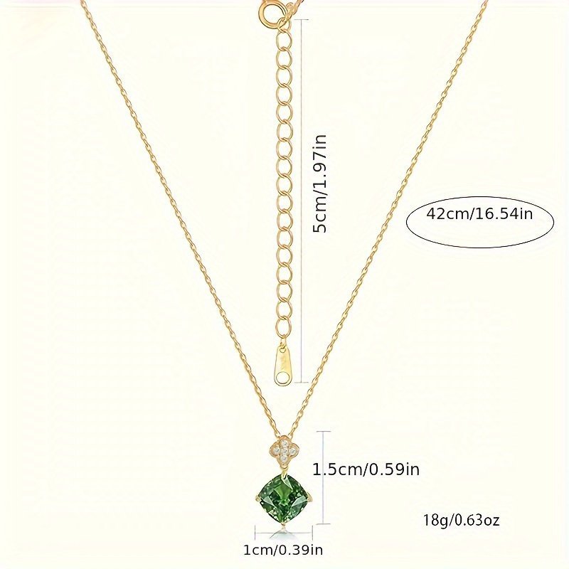 Birthstone Necklace 14K Gold Plated