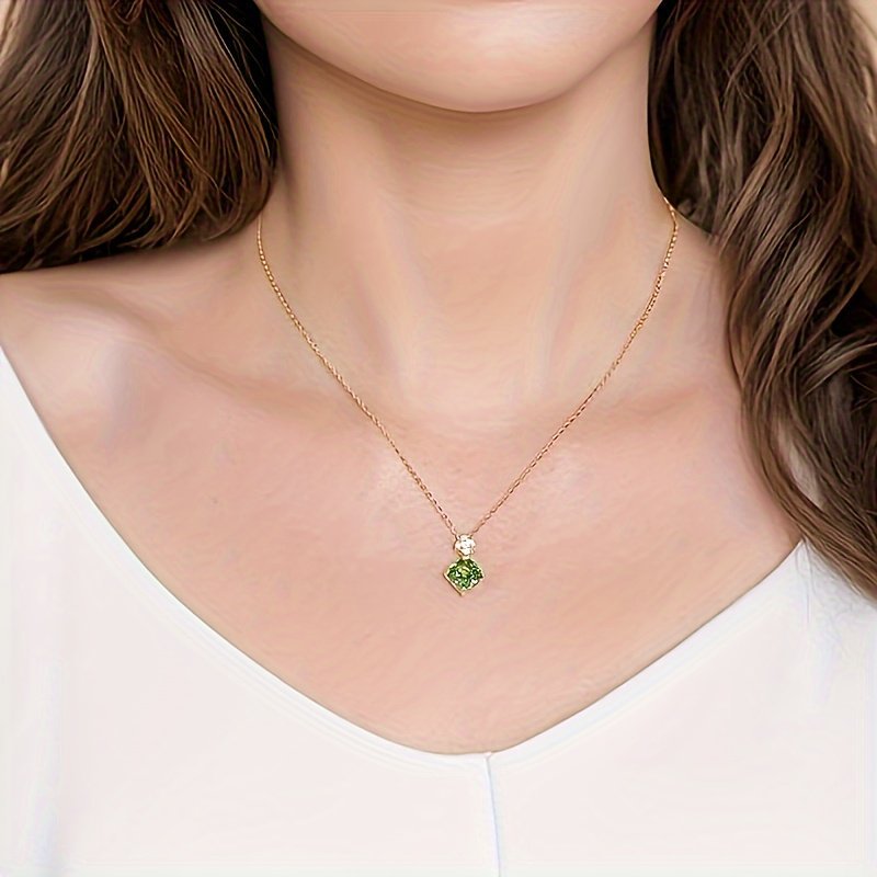 Birthstone Necklace 14K Gold Plated