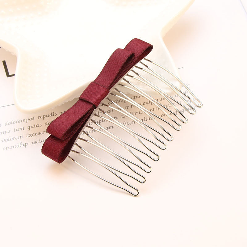 Bow Hair Comb Clip