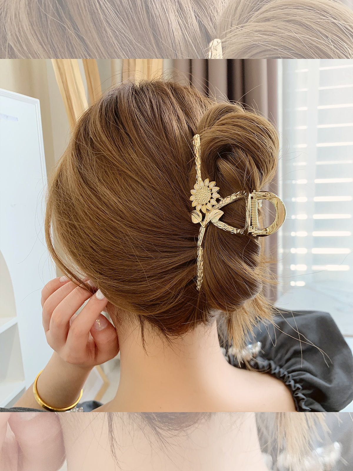 Shark Sunflower Hair Clip