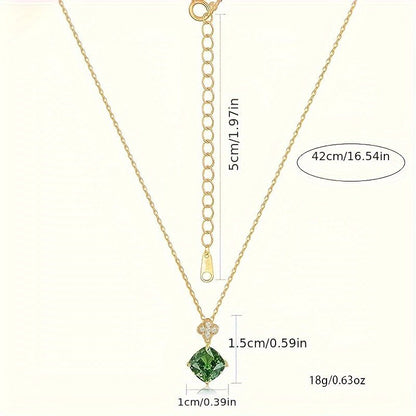 Birthstone Necklace 14K Gold Plated
